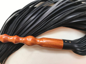 Heavy/stingy cherry wood flogger