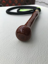 Load image into Gallery viewer, Leopard Wood Nylon Whip