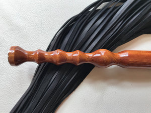 Heavy/stingy cherry wood flogger