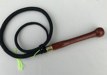Load image into Gallery viewer, Leopard Wood Nylon Whip