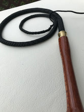 Load image into Gallery viewer, Leopard Wood Nylon Whip