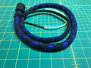 3 Foot Black and Blue Snake Whip