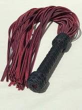 Load image into Gallery viewer, Red &amp; Black Kodiak Flogger Stingy