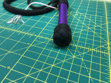 Load image into Gallery viewer, 3 FT Black &amp; Purple Bull Whip