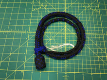 Load image into Gallery viewer, 3 FT Black &amp; Blue Snake Whip
