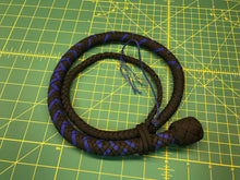 Load image into Gallery viewer, 3 FT Black &amp; Blue Snake Whip