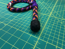 Load image into Gallery viewer, 3 FT Black, Purple &amp; Orange Bull Whip
