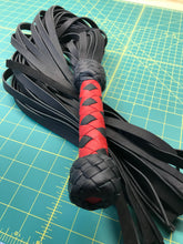 Load image into Gallery viewer, Red &amp; Black Flogger